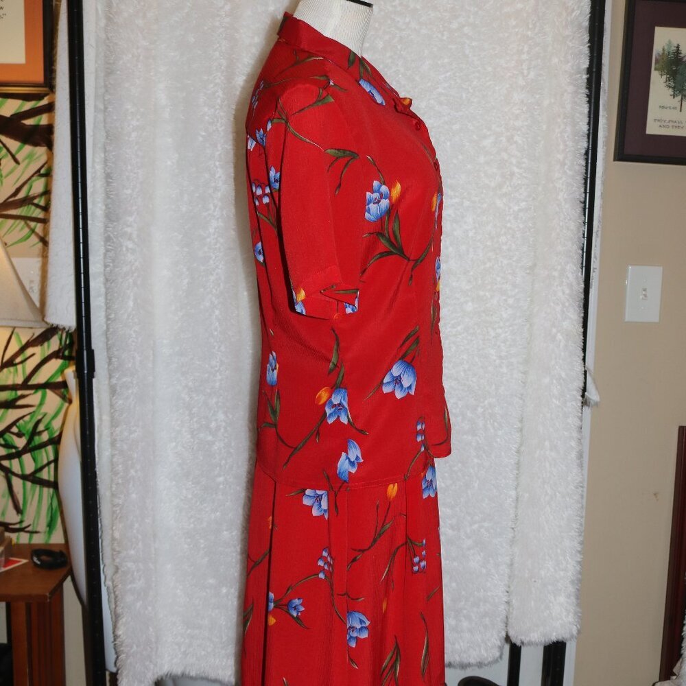 Vintage Kathie Lee top and skirt outfit - Picture 3 of 10